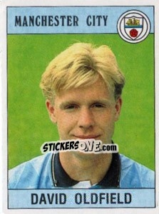 Sticker David Oldfield - UK Football 1989-1990 - Panini