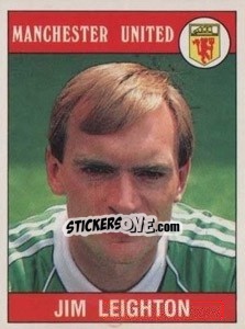 Sticker Jim Leighton - UK Football 1989-1990 n. 172 - Panini