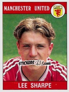 Sticker Lee Sharpe - UK Football 1989-1990 - Panini
