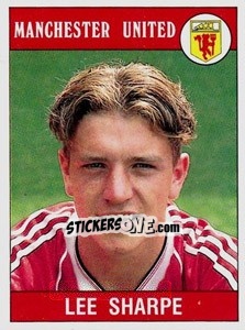 Sticker Lee Sharpe - UK Football 1989-1990 n. 176 - Panini