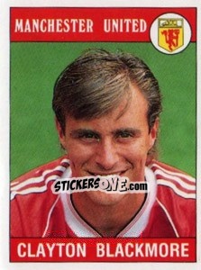 Sticker Clayton Blackmore - UK Football 1989-1990 - Panini