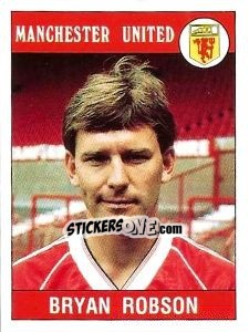 Sticker Bryan Robson - UK Football 1989-1990 n. 178 - Panini