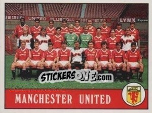 Cromo Manchester United Team