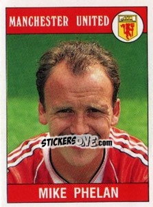 Sticker Mike Phelan - UK Football 1989-1990 - Panini