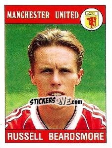 Sticker Russell Beardsmore - UK Football 1989-1990 n. 182 - Panini
