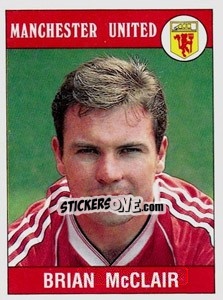 Sticker Brian McClair - UK Football 1989-1990 - Panini