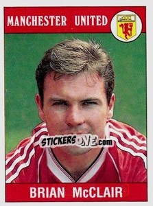 Sticker Brian McClair - UK Football 1989-1990 n. 183 - Panini