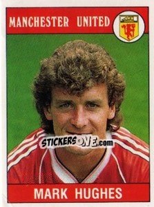 Cromo Mark Hughes - UK Football 1989-1990 - Panini