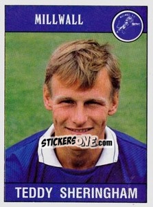 Sticker Teddy Sheringham - UK Football 1989-1990 - Panini