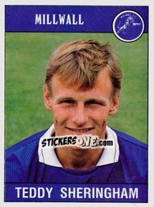Sticker Teddy Sheringham - UK Football 1989-1990 n. 199 - Panini