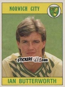 Sticker Ian Butterworth - UK Football 1989-1990 - Panini