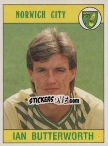 Sticker Ian Butterworth - UK Football 1989-1990 n. 205 - Panini