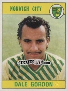 Sticker Dale Gordon - UK Football 1989-1990 n. 212 - Panini