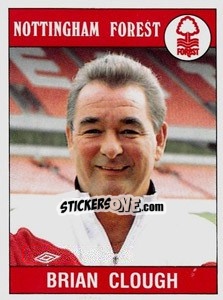 Sticker Brian Clough - UK Football 1989-1990 - Panini