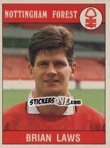 Sticker Brian Laws - UK Football 1989-1990 - Panini