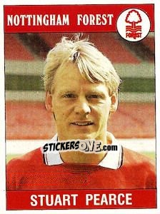 Sticker Stuart Pearce - UK Football 1989-1990 n. 221 - Panini