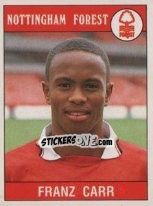 Cromo Franz Carr - UK Football 1989-1990 n. 227 - Panini