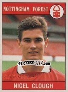 Sticker Nigel Clough - UK Football 1989-1990 - Panini