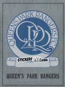 Figurina Queens Park Rangers Badge - UK Football 1989-1990 - Panini