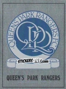 Sticker Queens Park Rangers Badge - UK Football 1989-1990 n. 230 - Panini
