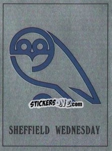 Sticker Sheffield Wednesday Badge - UK Football 1989-1990 - Panini