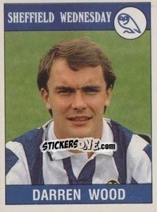 Sticker Darren Wood - UK Football 1989-1990 - Panini
