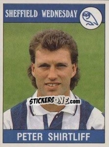 Sticker Peter Shirtliff - UK Football 1989-1990 - Panini