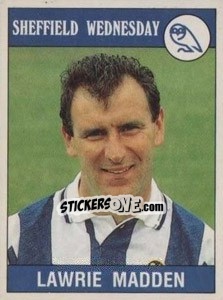 Figurina Lawrie Madden - UK Football 1989-1990 - Panini