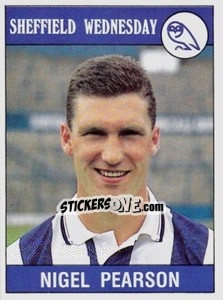 Figurina Nigel Pearson - UK Football 1989-1990 n. 251 - Panini