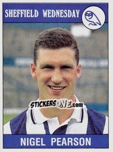 Figurina Nigel Pearson - UK Football 1989-1990 - Panini