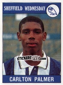 Sticker Carlton Palmer - UK Football 1989-1990 - Panini