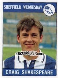 Cromo Craig Shakespeare - UK Football 1989-1990 n. 255 - Panini