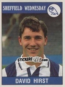 Sticker David Hirst - UK Football 1989-1990 n. 256 - Panini
