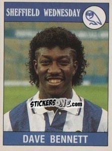 Sticker Dave Bennett - UK Football 1989-1990 - Panini