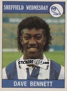 Sticker Dave Bennett - UK Football 1989-1990 n. 257 - Panini