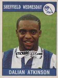 Sticker Dalian Atkinson - UK Football 1989-1990 n. 259 - Panini