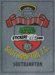Cromo Southampton Badge - UK Football 1989-1990 - Panini