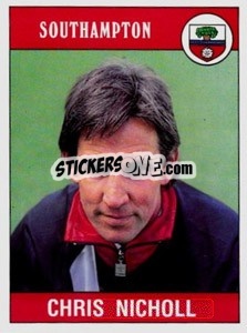 Sticker Chris Nicholl - UK Football 1989-1990 - Panini