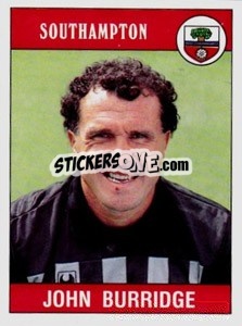 Sticker John Burridge - UK Football 1989-1990 - Panini
