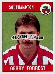 Sticker Gerry Forrest - UK Football 1989-1990 - Panini