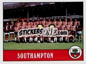 Figurina Southampton Team - UK Football 1989-1990 - Panini