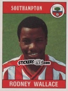 Sticker Rodney Wallace - UK Football 1989-1990 - Panini