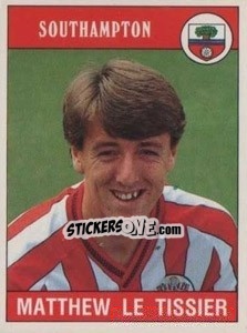 Sticker Matthew Le Tissier - UK Football 1989-1990 n. 272 - Panini