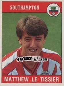 Cromo Matthew Le Tissier - UK Football 1989-1990 - Panini