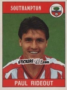 Cromo Paul Rideout - UK Football 1989-1990 - Panini