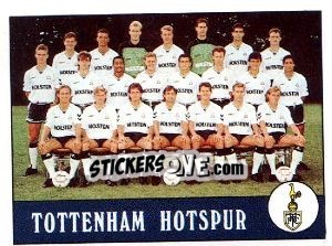 Cromo Tottenham Hotspur Team - UK Football 1989-1990 - Panini