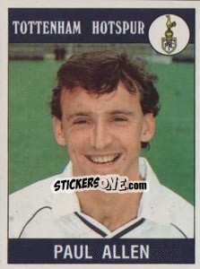Sticker Paul Allen - UK Football 1989-1990 n. 285 - Panini