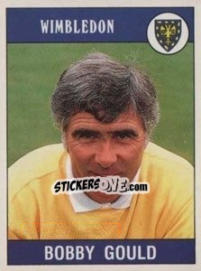 Sticker Bobby Gould - UK Football 1989-1990 - Panini