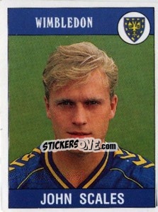 Sticker John Scales - UK Football 1989-1990 n. 294 - Panini