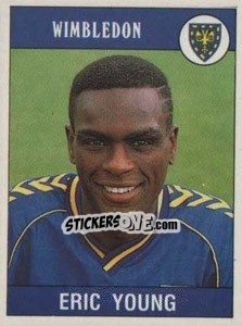 Sticker Eric Young - UK Football 1989-1990 - Panini